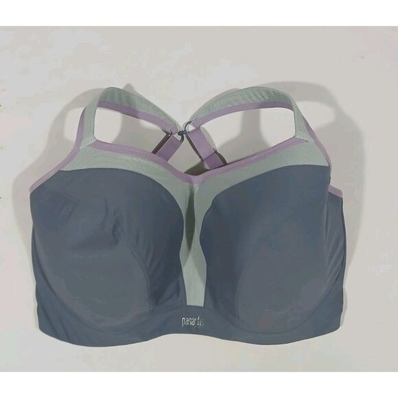 Panache 5021C Full-Busted Underwire Sports Bra Size 36H Purple High Impact - Picture 1 of 7